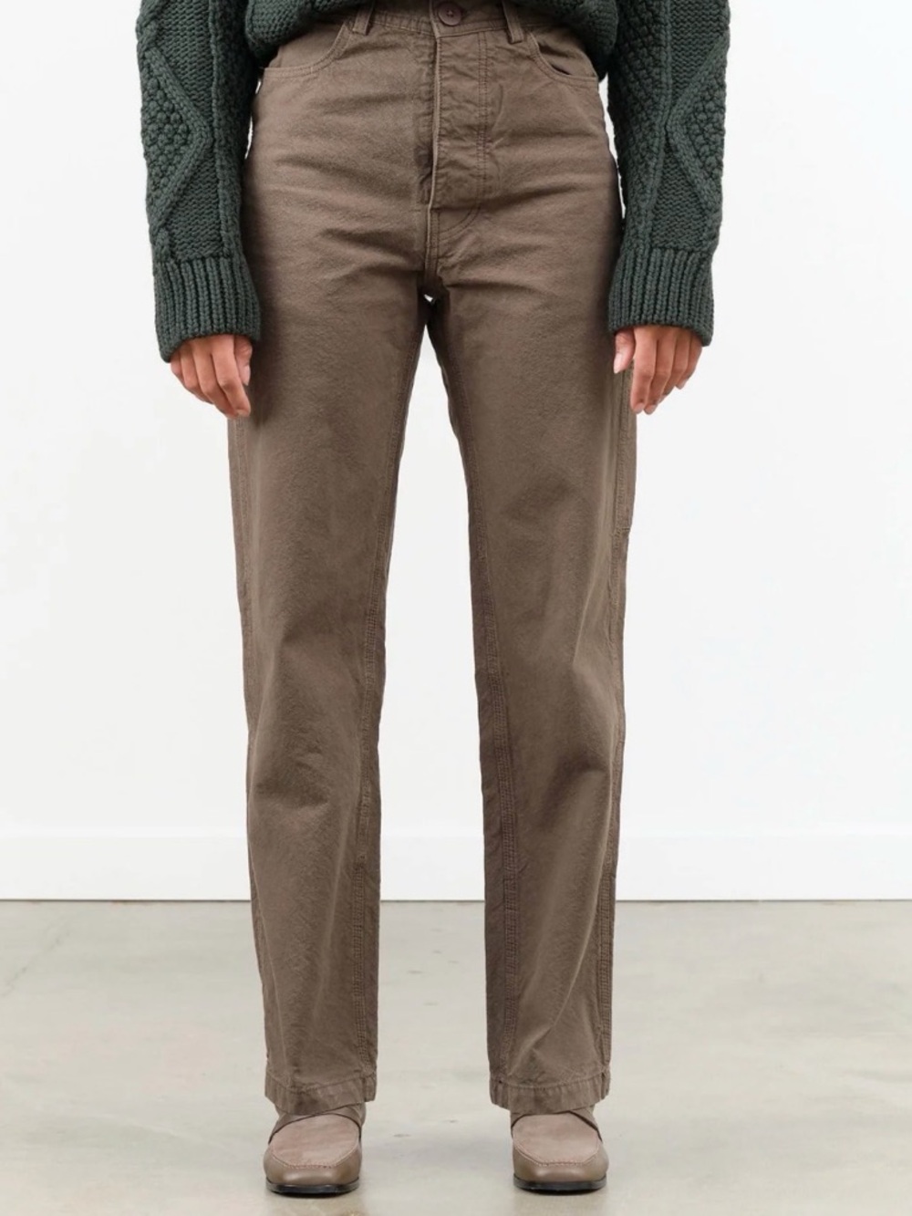 Jesse Kamm Handy Pant Mushroom - Picture 4 of 12